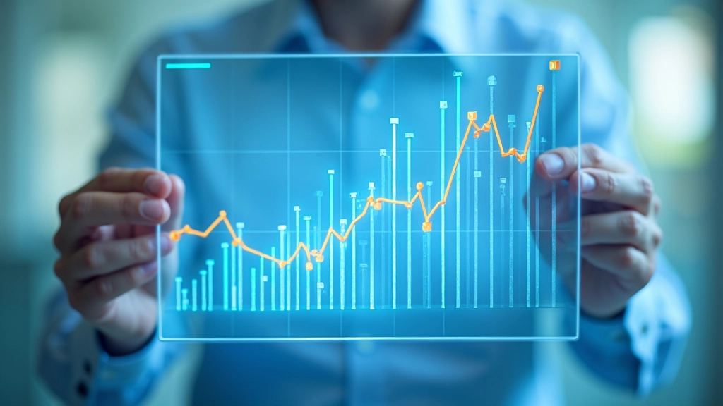 Graphique montrant l'évolution des tarifs d'électricité avec des lignes de tendance et des points de données