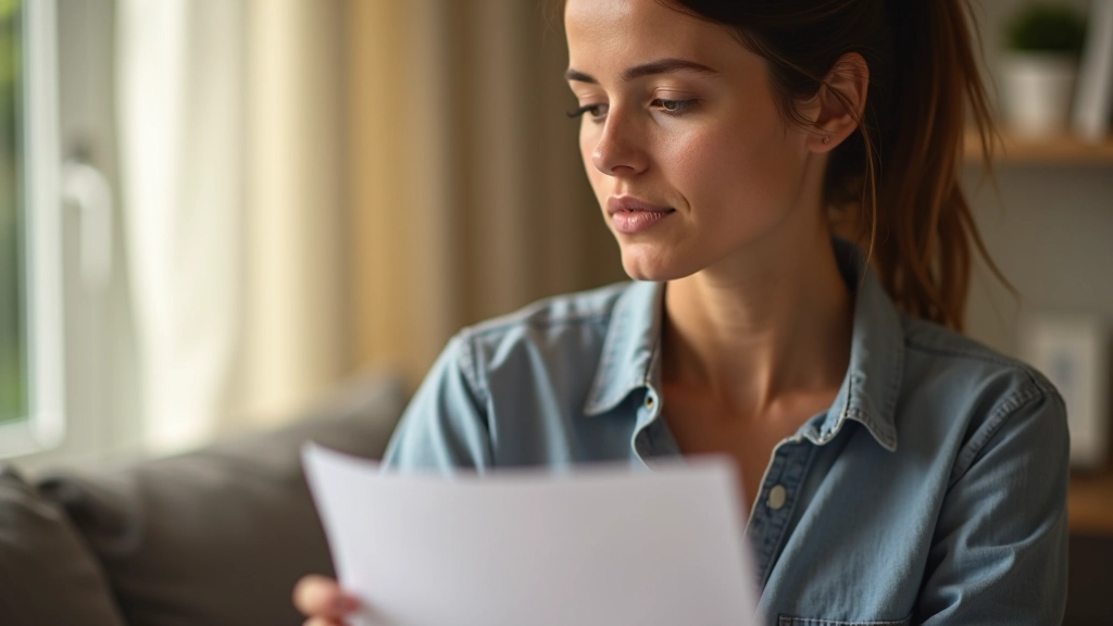 Famille française regardant ensemble leur facture d'électricité autour d'une table
